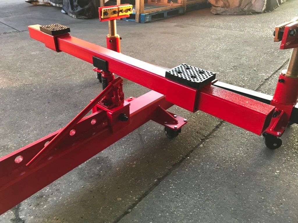 Portable Auto Body Puller Frame Straightener free clamps + 10,000 psi